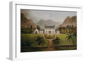 Bonaparte's Mal-Maison at St. Helena, 1821-John Hassell-Framed Giclee Print