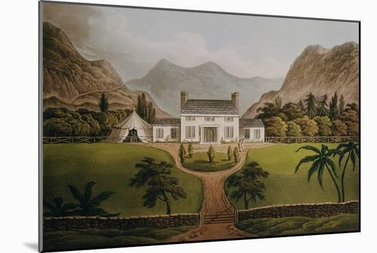 Bonaparte's Mal-Maison at St. Helena, 1821-John Hassell-Mounted Giclee Print