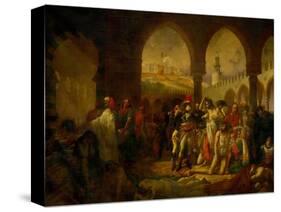 Bonaparte Visits the Plague-Ridden of Jaffa, Painted 1804-Antoine-Jean Gros-Stretched Canvas