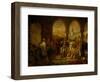 Bonaparte Visits the Plague-Ridden of Jaffa, Painted 1804-Antoine-Jean Gros-Framed Giclee Print