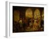 Bonaparte Visits the Plague-Ridden of Jaffa, Painted 1804-Antoine-Jean Gros-Framed Giclee Print