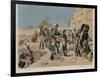 Bonaparte with the Savants in Egypt-Maurice Henri Orange-Framed Giclee Print