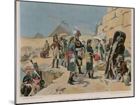 Bonaparte with the Savants in Egypt-Maurice Henri Orange-Mounted Giclee Print