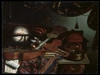 Still Life with Musical Instruments, 1715-Bonaventura Bettera-Stretched Canvas