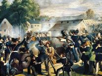 Battle of Taborbrucke at Leopoldstadt, October 6, 1848, During Revolution of 1848-Bonaventura Emler-Giclee Print