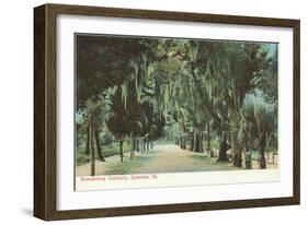 Bonaventure Cemetery, Savannah, Georgia-null-Framed Art Print