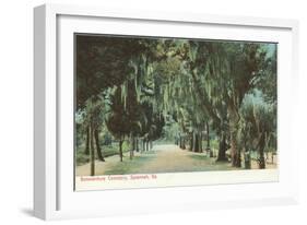 Bonaventure Cemetery, Savannah, Georgia-null-Framed Art Print