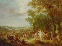 Fete Champetre, 1728-Bonaventure De Bar-Giclee Print