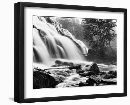 Bond Falls & Rocks-Monte Nagler-Framed Giclee Print