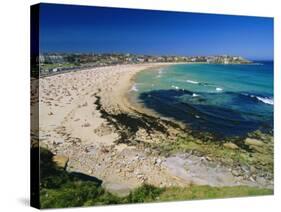 Bondi Beach, One of the City's Southern Ocean Suburbs, Sydney, New South Wales, Australia-Robert Francis-Stretched Canvas