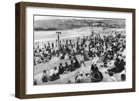 Bondi Beach, Sydney, New South Wales, Australia, C1924-null-Framed Giclee Print