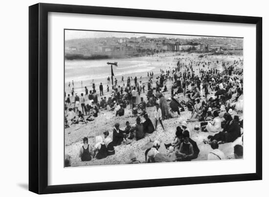 Bondi Beach, Sydney, New South Wales, Australia, C1924-null-Framed Giclee Print