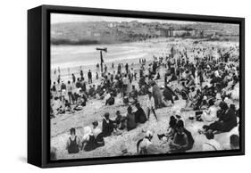 Bondi Beach, Sydney, New South Wales, Australia, C1924-null-Framed Stretched Canvas