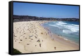 Bondi Beach, Sydney, New South Wales, Australia, Pacific-Mark Mawson-Framed Stretched Canvas