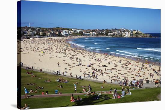 Bondi Beach, Sydney, New South Wales, Australia, Pacific-Mark Mawson-Stretched Canvas