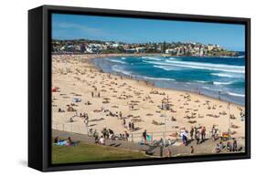 Bondi Beach, Sydney, New South Wales, Australia, Pacific-Andrew Michael-Framed Stretched Canvas