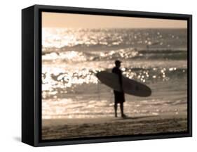 Bondi Beach, Sydney, New South Wales, Australia-Mark Mawson-Framed Stretched Canvas