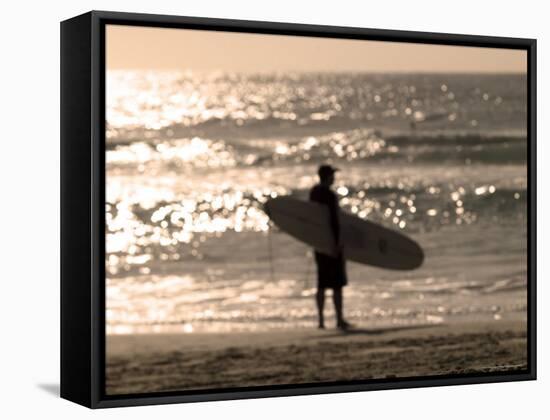 Bondi Beach, Sydney, New South Wales, Australia-Mark Mawson-Framed Stretched Canvas