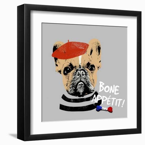 Bone Appetit-null-Framed Art Print