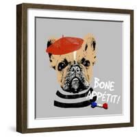 Bone Appetit-null-Framed Art Print