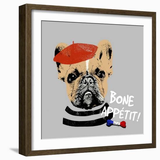 Bone Appetit-null-Framed Art Print