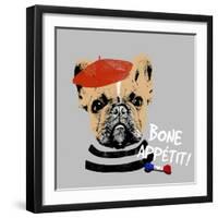 Bone Appetit-null-Framed Art Print