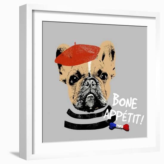 Bone Appetit-null-Framed Art Print