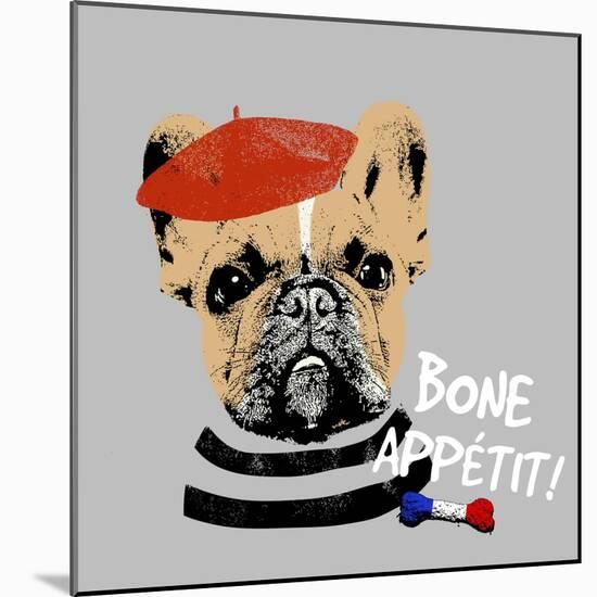 Bone Appetit-null-Mounted Art Print