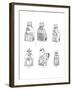 Bone Chessmen of Scandinavian Design, 12th or 13th Century-null-Framed Giclee Print