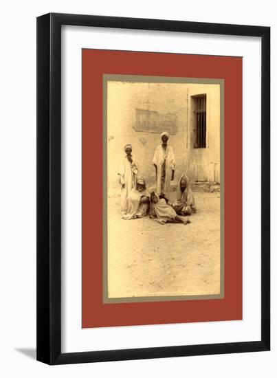 Bone, Prisoners Kroumirs Á the Casbah, Algiers-Etienne & Louis Antonin Neurdein-Framed Giclee Print