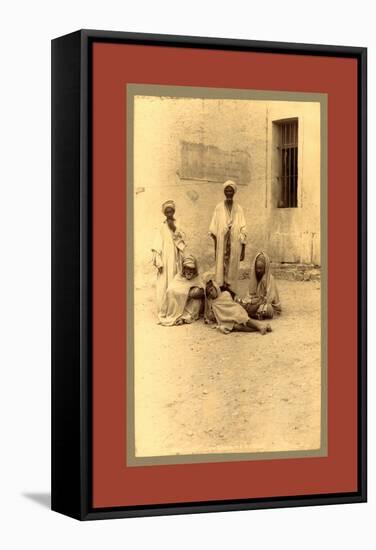 Bone, Prisoners Kroumirs Á the Casbah, Algiers-Etienne & Louis Antonin Neurdein-Framed Stretched Canvas