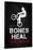 Bones Heal Chicks Dig Scars BMX Sports Poster Print-null-Framed Poster