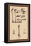 Bones with Tools-Andreas Vesalius-Framed Stretched Canvas