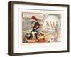 Boney at Bayonne Blowing a Spanish Bubble-null-Framed Giclee Print