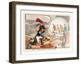 Boney at Bayonne Blowing a Spanish Bubble-null-Framed Giclee Print