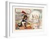 Boney at Bayonne Blowing a Spanish Bubble-null-Framed Giclee Print