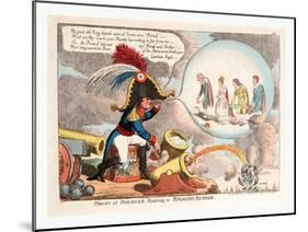 Boney at Bayonne Blowing a Spanish Bubble-null-Mounted Giclee Print