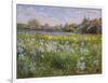 Bonfire and Iris Field, 1993-Timothy Easton-Framed Giclee Print