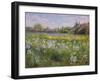 Bonfire and Iris Field, 1993-Timothy Easton-Framed Giclee Print