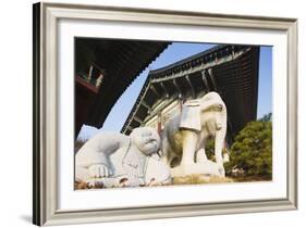 Bongeun-Sa Temple, Seoul, South Korea, Asia-Christian-Framed Photographic Print