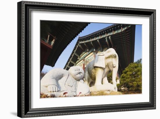 Bongeun-Sa Temple, Seoul, South Korea, Asia-Christian-Framed Photographic Print