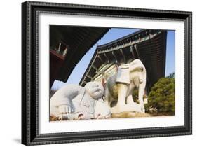 Bongeun-Sa Temple, Seoul, South Korea, Asia-Christian-Framed Photographic Print