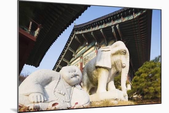 Bongeun-Sa Temple, Seoul, South Korea, Asia-Christian-Mounted Photographic Print