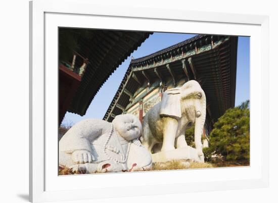 Bongeun-Sa Temple, Seoul, South Korea, Asia-Christian-Framed Photographic Print