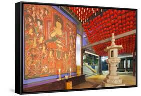 Bongeun-Sa Temple, Seoul, South Korea, Asia-Christian-Framed Stretched Canvas