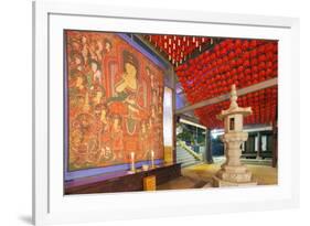 Bongeun-Sa Temple, Seoul, South Korea, Asia-Christian-Framed Photographic Print