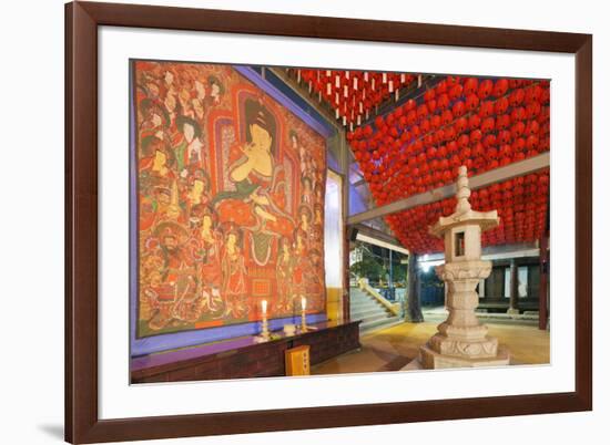 Bongeun-Sa Temple, Seoul, South Korea, Asia-Christian-Framed Photographic Print