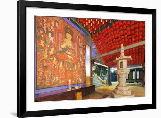 Bongeun-Sa Temple, Seoul, South Korea, Asia-Christian-Framed Photographic Print