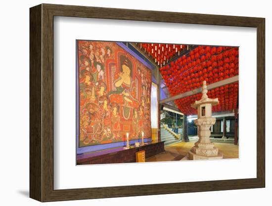 Bongeun-Sa Temple, Seoul, South Korea, Asia-Christian-Framed Photographic Print