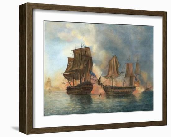 Bonhomme Richard, 1779-William Elliott-Framed Giclee Print